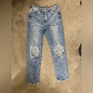 American Eagle Outfitters High Rise Blue Jeans